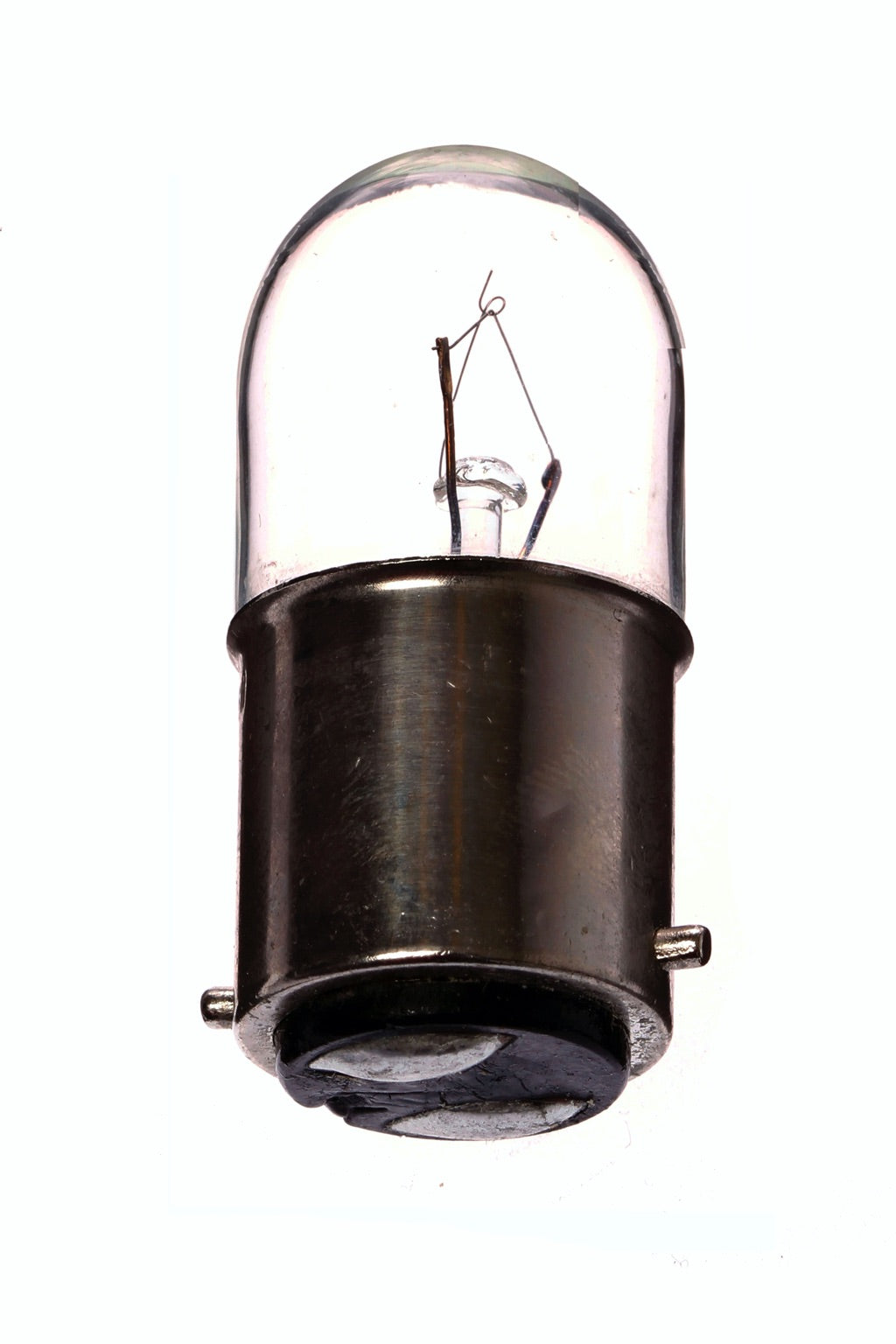 790641-LAMP PILOT TUBULAR CLEAR B-22D, 24V 5W 20X70MM