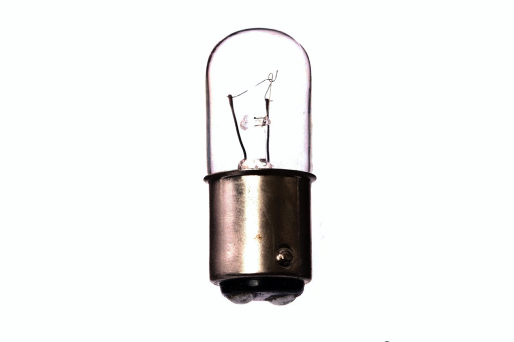 790737-LAMP PILOT TUBULAR CLEAR BA15D, 12V 5W 20X48MM