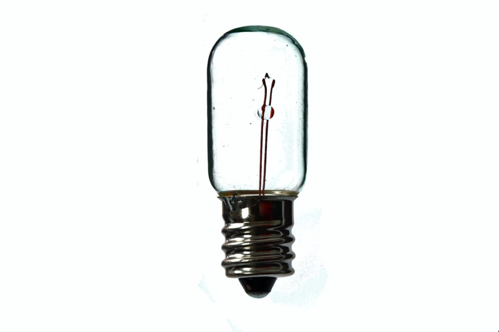 790553-LAMP PILOT TUBULAR CLEAR E-12, 110V 20W 20X48MM