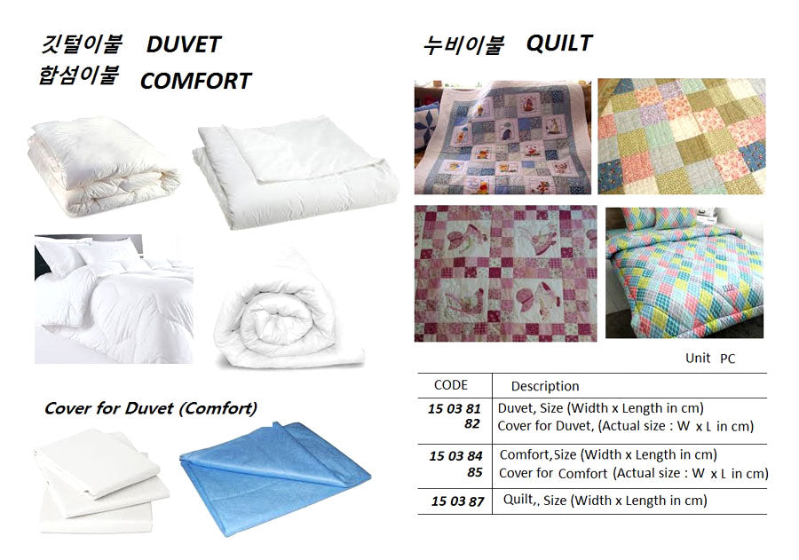 150382-CAOVER FOR DUVET, WITH FURTHER DETAILS