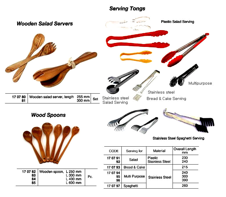 170794-Serving tong polypropylene 28cm