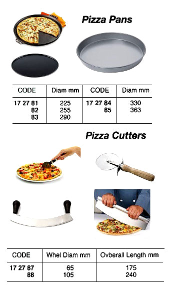172782-PAN PIZZA STAINLESS STEEL, DIAM 255MM