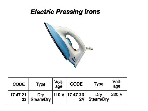 174723-PRESS IRON DRY 220V