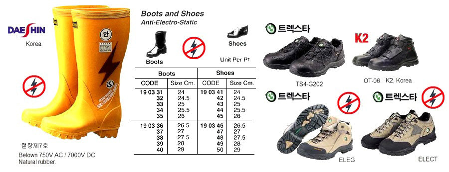 190338-BOOTS WORKING, ANTI-ELECTRO-STATIC 27.5CM