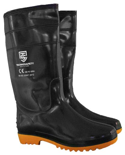 191159-BOOTS RUBBER CLOTH-LINING, LONG SIZE US 9(27CM)