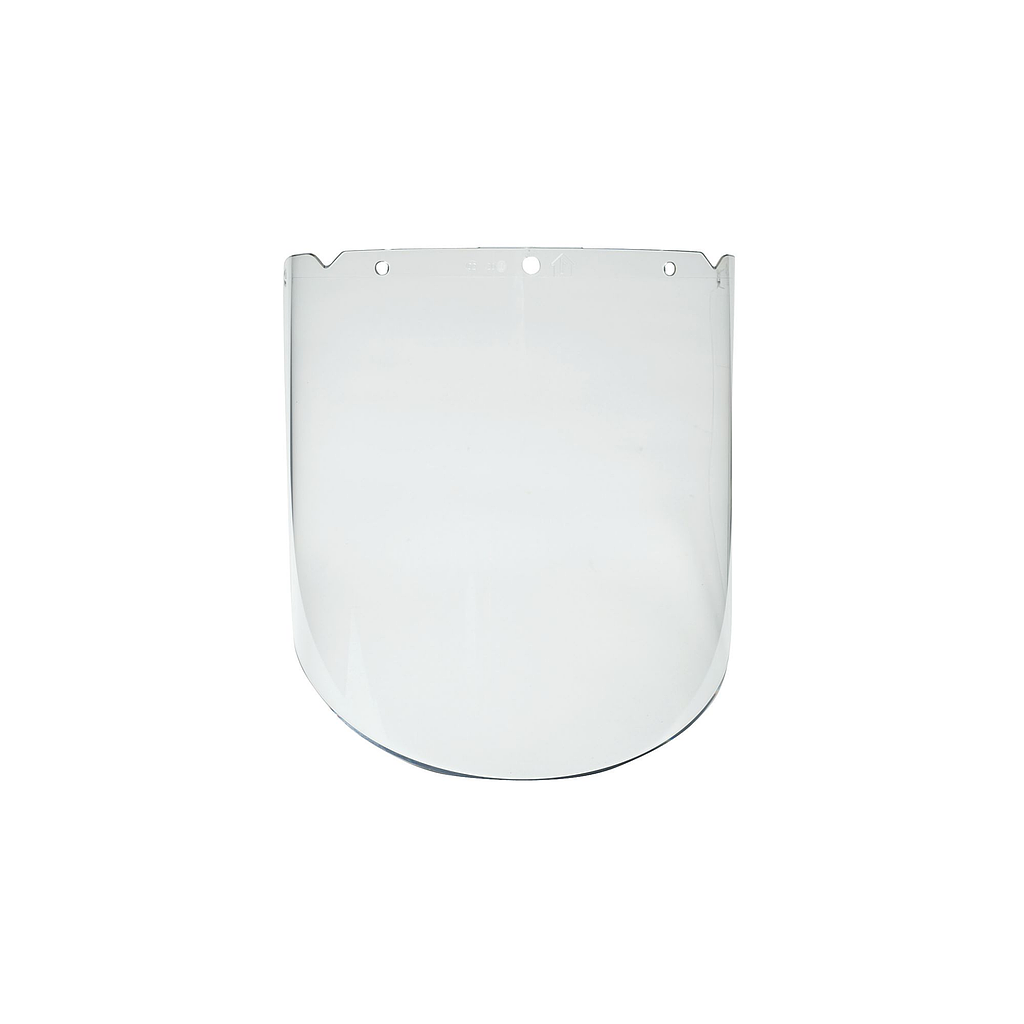 310542-VISOR MOLDED V-GARD CLEAR, ELEVATED TEMP 235X432X2.49MM