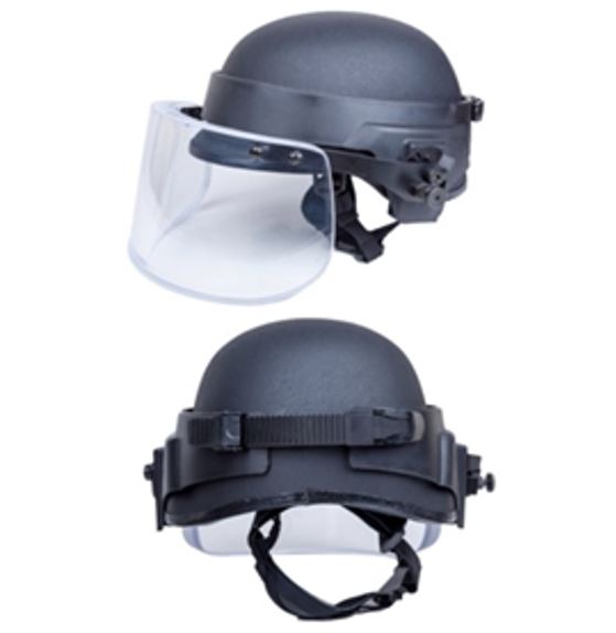 310571-VISOR FOR HELMET BULLETPROOF, NIJ LEVEL IIIA 1500GRM