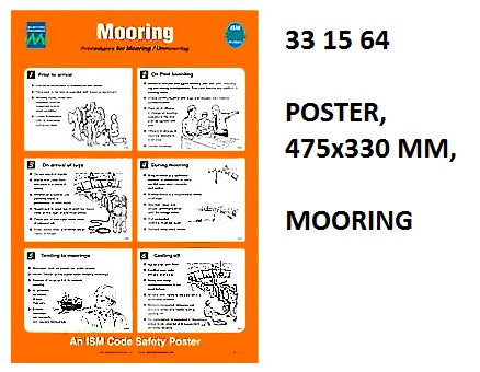 331564-POSTER MOORING #1064W, 475X330MM