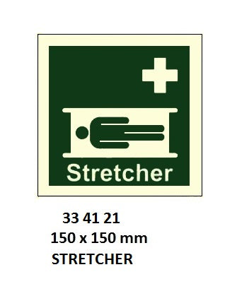 334121-SAFETY SIGN STRETCHER, 150X150MM