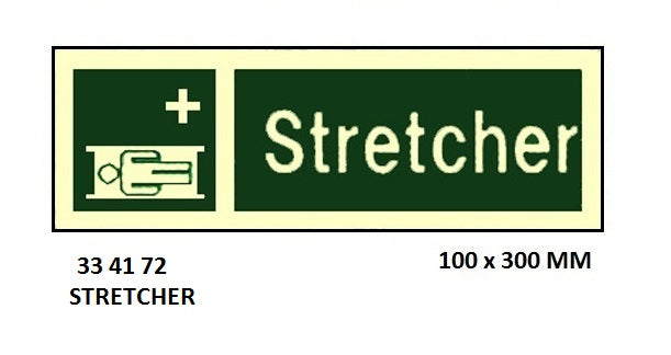 334172-SAFETY SIGN STRETCHER, 100X300MM