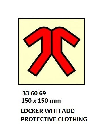 336069-FIRE CONTROL SIGN LOCKER W/ADD, PROTECTIVE CLOTHING 150X150MM