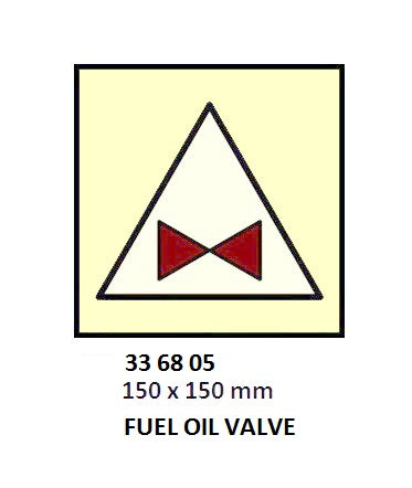 336805-FIRE CONTROL SYMBOL ISO 17631, FUEL OIL VALVE RMT CONTROL