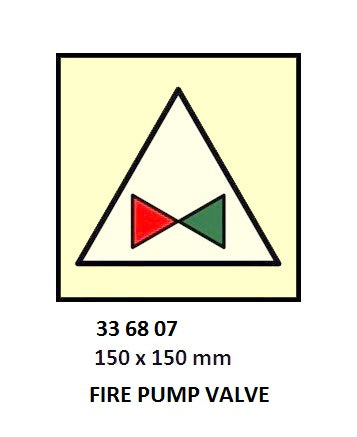 336807-FIRE CONTROL SYMBOL ISO 17631, FIRE PUMP VALVE RMT CONTROL
