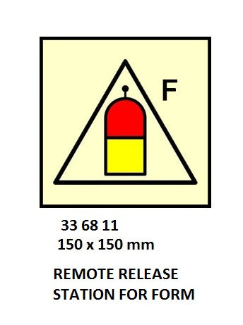 336811-FIRE CONTROL SYMBOL ISO 17631, REMOTE RELEASE STATION F/FOAM
