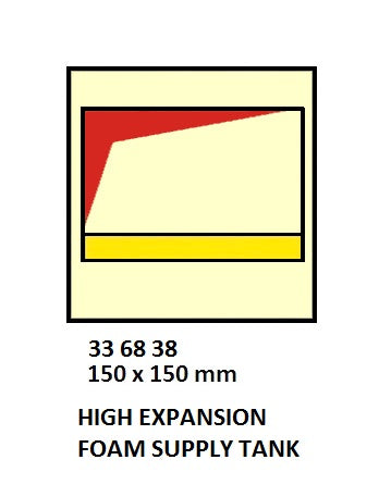 336838-FIRE CONTROL SYMBOL ISO 17631, HI EXPANSION FOAM SUPPLY TANK