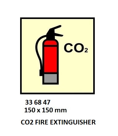 336847-FIRE CONTROL SYMBOL ISO 17631, CO2 FIRE EXTINGUISHER 150X150