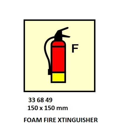 336849-FIRE CONTROL SYMBOL ISO 17631, FOAM FIRE EXTINGUISHER 150X150
