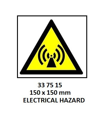 337515-SIGN WHITE VINYL SELF ADHESIVE, #7515 150X150MM NON-IONIZING