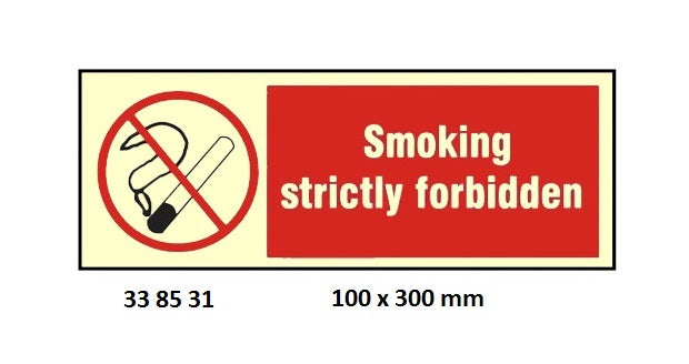 338531-SIGN WHITE VINYL SELF ADHESIVE, #8531 100X300MM