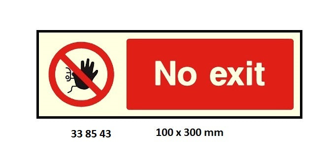 338543-SIGN WHITE VINYL SELF ADHESIVE, #8543 100X300MM