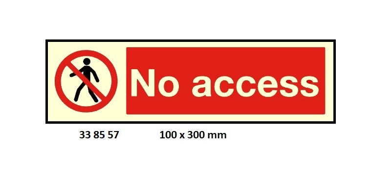 338557-SIGN WHITE VINYL SELF ADHESIVE, PROHIBITION #8557 100X300MM