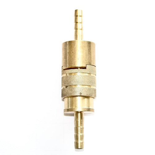 351011-COUPLING FOR AIRHOSE LOCK-TYPE, CAST BRASS HOSE END 9MM
