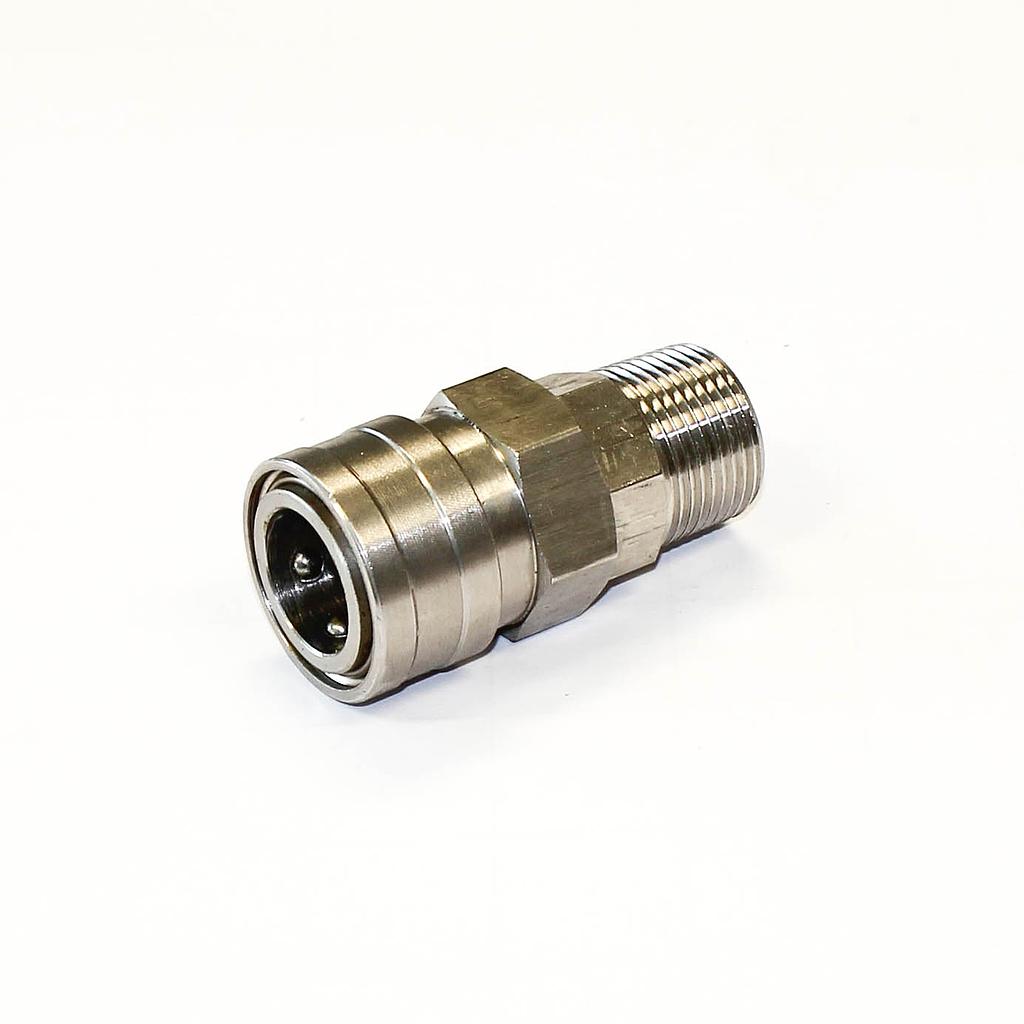 351326-COUPLER QUICK-CONNECT, STAINLESS STEEL 600SM R-3/4