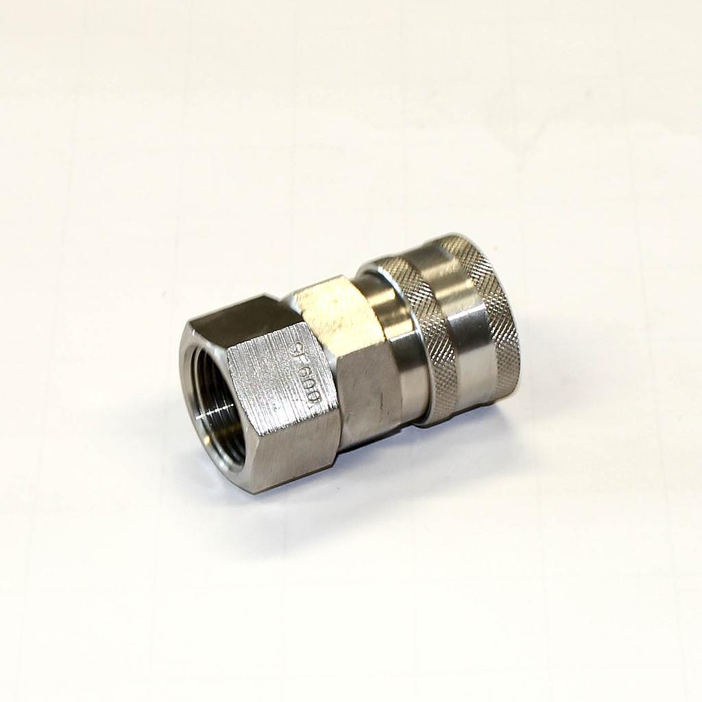 351425-COUPLER QUICK-CONNECT, STAINLESS STEEL 600SF RC-3/4