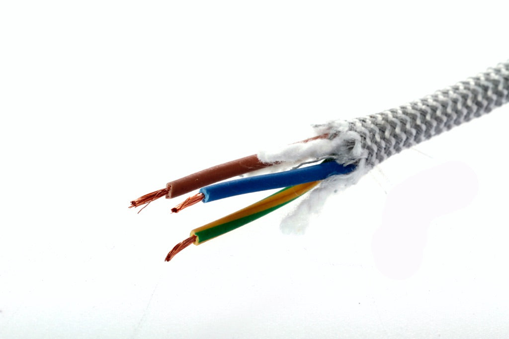 794208-CABLE LAMP COTTON COVERED, 2.0MM/SQX2C