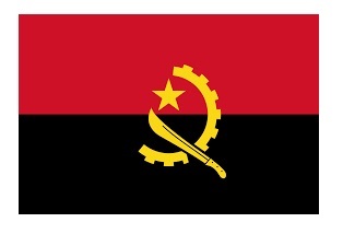 371102-FLAG NATIONAL 4?X 6? BUNTING, ANGOLA