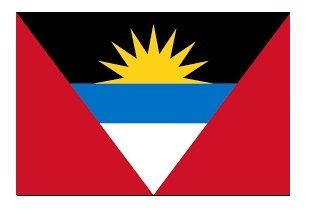 371103-FLAG NATIONAL 4?X 6? BUNTING, ANTIGUA AND BARBUDA