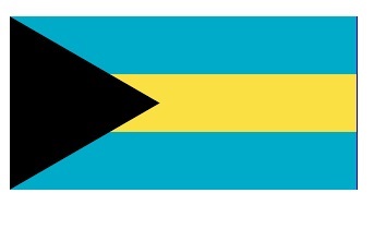 371105-FLAG NATIONAL 4?X 6? BUNTING, BAHAMAS