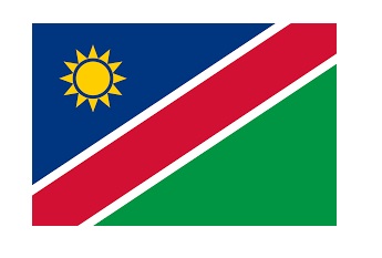 371134-FLAG NATIONAL 4?X 6? BUNTING, NAMIBIA