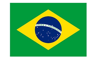 371305-FLAG NATIONAL 4?X 6? BUNTING, BRAZIL