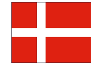 371316-FLAG NATIONAL 4?X 6? BUNTING, DENMARK