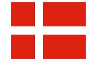 371316-FLAG NATIONAL 4?X 6? BUNTING, DENMARK