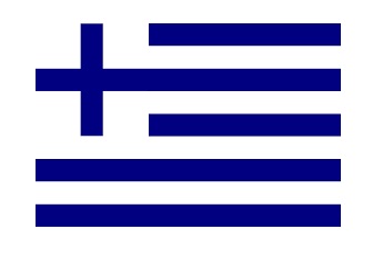 371324-FLAG NATIONAL 4?X 6? BUNTING, GREECE