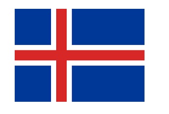 371328-FLAG NATIONAL 4?X 6? BUNTING, ICELAND
