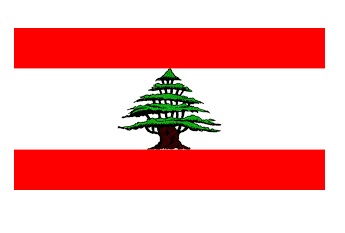 371341-FLAG NATIONAL 4?X 6? BUNTING, LEBANON