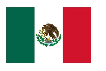 371345-FLAG NATIONAL 4?X 6? BUNTING, MEXICO