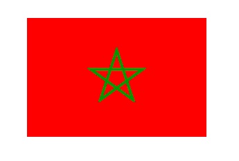 371346-FLAG NATIONAL 4?X 6? BUNTING, MOROCCO