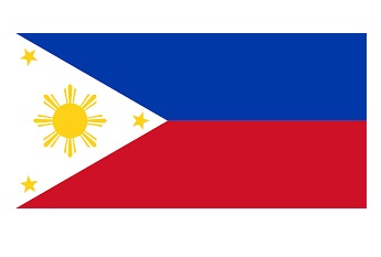 371357-FLAG NATIONAL 4?X 6? BUNTING, PHILIPPINES