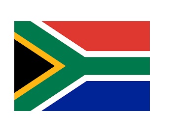 371365-FLAG NATIONAL 4?X 6? BUNTING, SOUTH AFRICA
