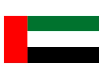 371375-FLAG NATIONAL 4?X 6? BUNTING, UNITED ARAB EMIRATES