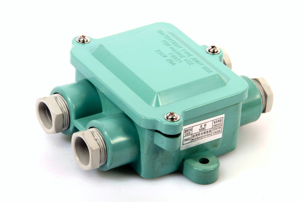 794833-JOINT BOX W.T. PHENOL RESIN, TYPE2M 20AMP 3-P 4-GLANDS