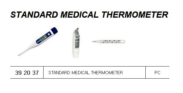 392037-STANDARD MEDICAL THERMOMETER, FOR U.K. SHIPS