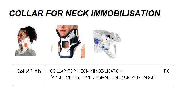 392056-COLLAR FOR NECK IMMOBILISATION, FOR U.K. SHIPS