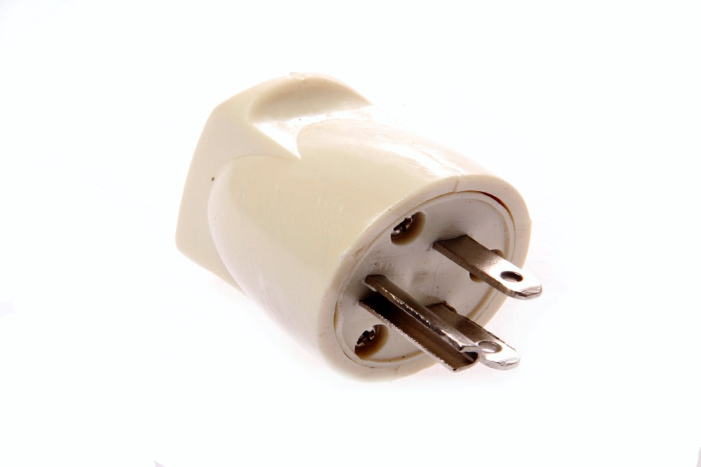792901-PLUG NON-WATERTIGHT 3PIN, ANGLE TYPE-UB PHENOL RESIN