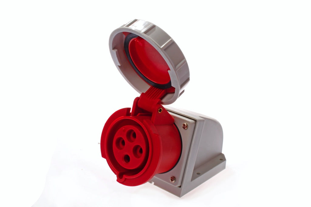 792742-RECEPTACLE CEE AC380V RED 4P, 32AMP 6H IP67