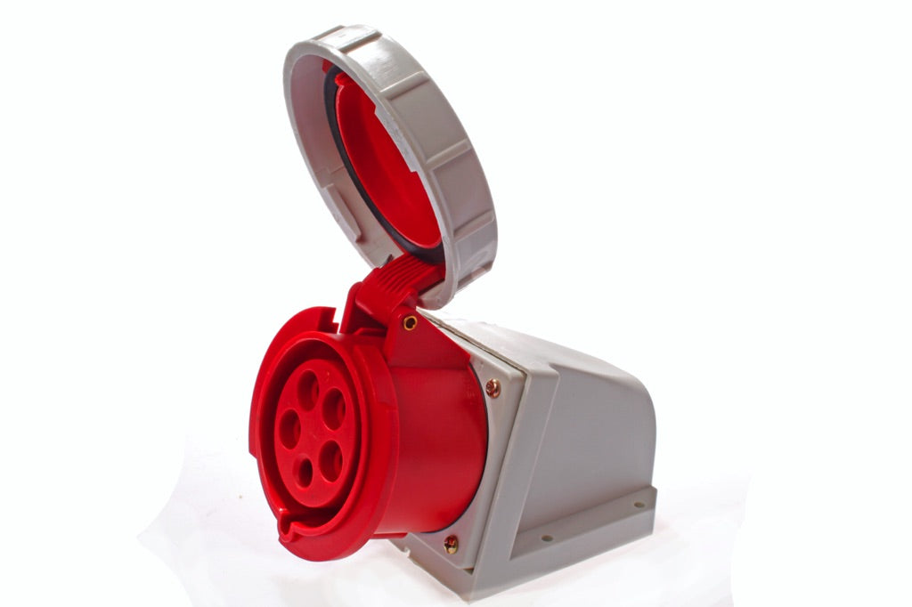 792747-RECEPTACLE CEE AC380V RED 5P, 16AMP 6H IP67